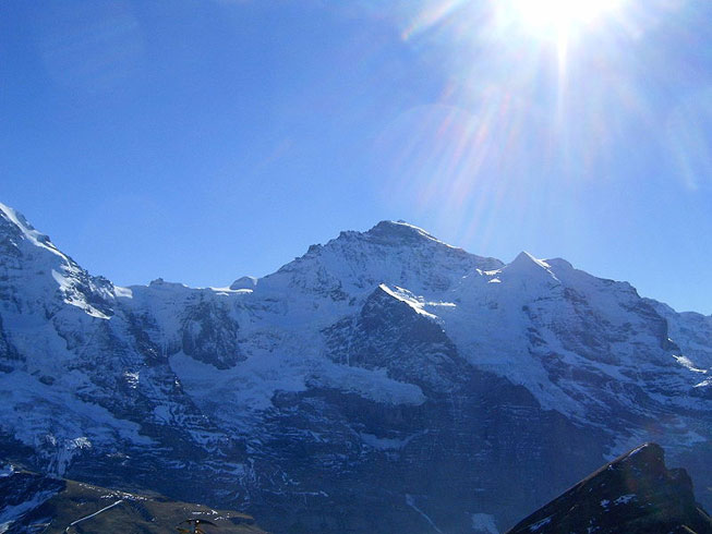Швейцарские Альпы. Гора Юнгфрау